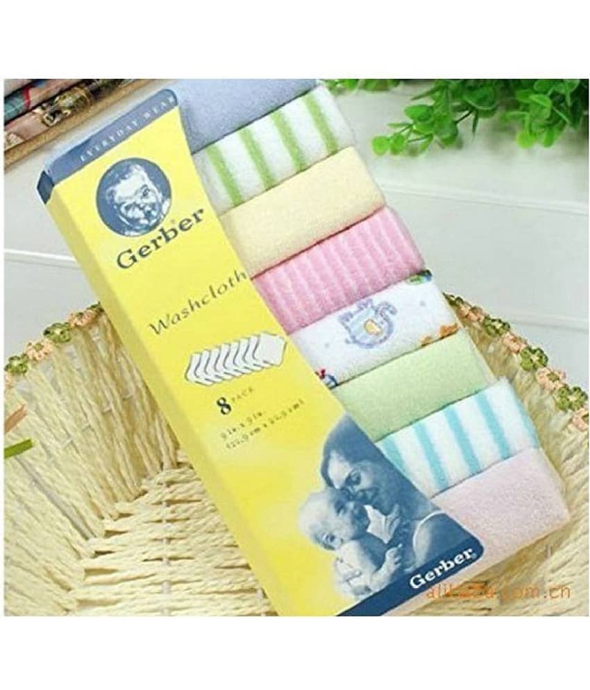 aurapuro Multi-Colour Cotton Napkins - Set of 8