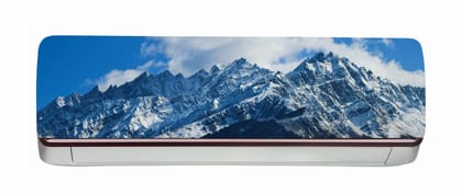 DreamKraft Mountains View AC Sticker (Multicolor PVC Vinyl, 30cm X 91cm)