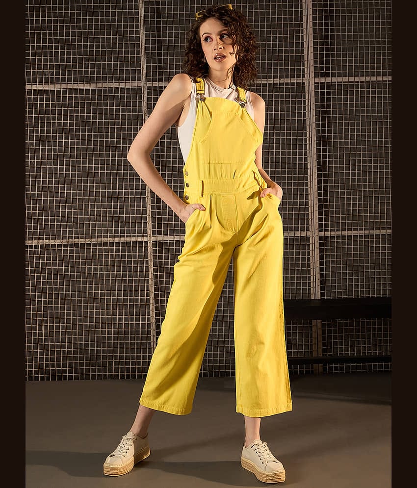 StyleStone - Yellow Denim Regular Fit Women's Jeans ( Pack of 1 )