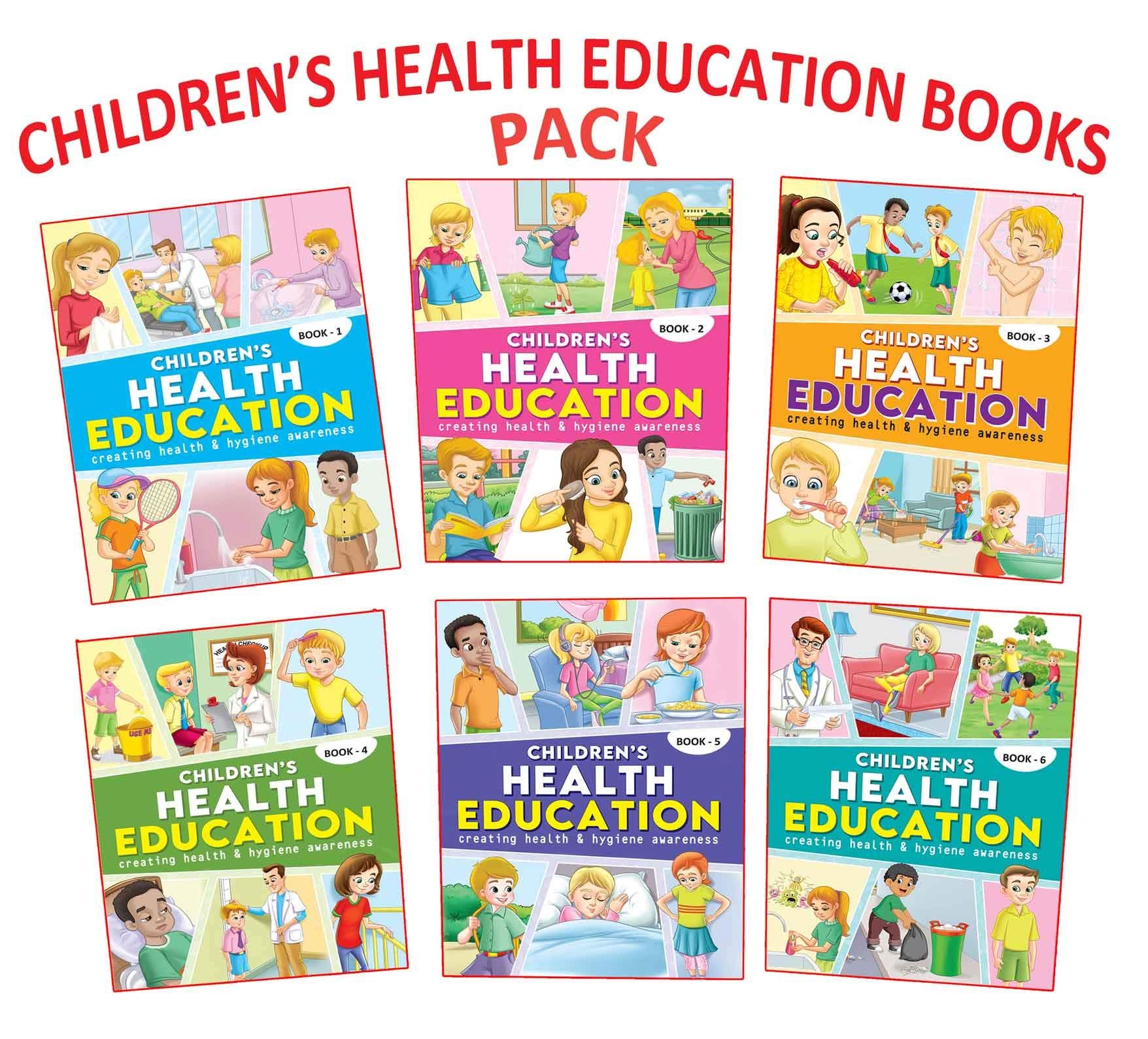 Childrens Health Education Books Pack - A set of 6 Books for Children 5 -11 Years| Creating Health and Hygiene Awareness Books [Paperback] Dreamland Publications