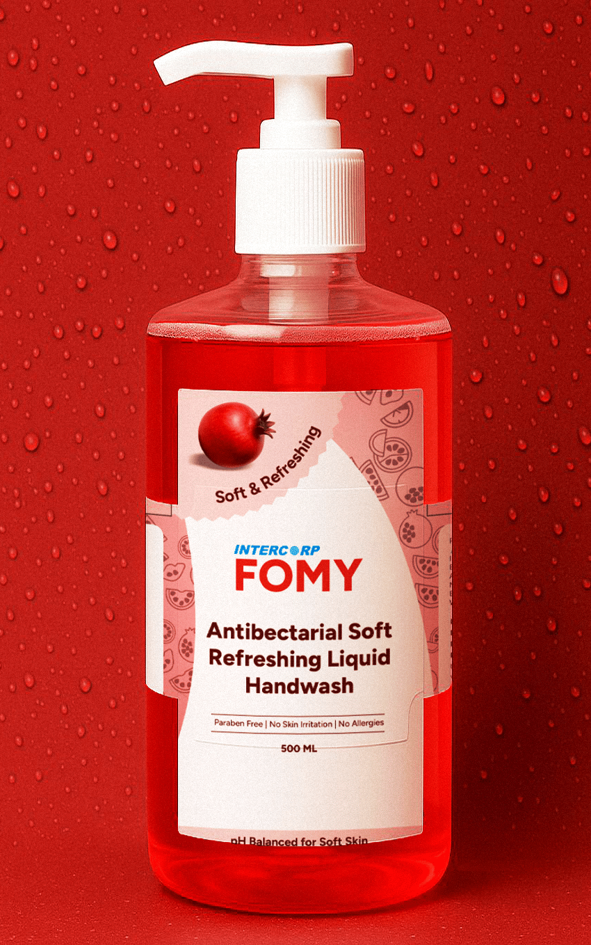 INTERCORP FOMY Antibacterial Soft Refreshing Liquid Hand Wash, 500 ml