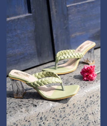 Shoetopia Girls Cream Heels