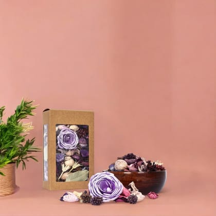 Lavender Fragrant Dried Flowers Potpourri Box for Home Decor