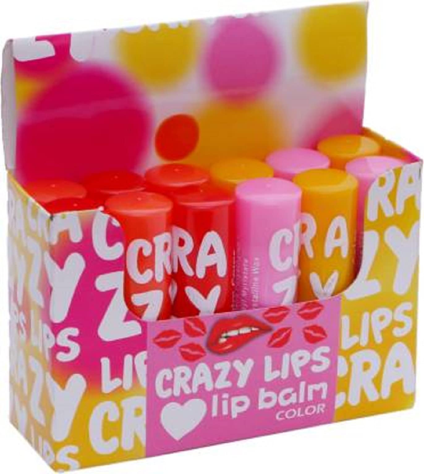Elecsera Lips Color Lip Balm Combo Pack Of 12 Mix (Pack Of: 12, 4 G), Assorted