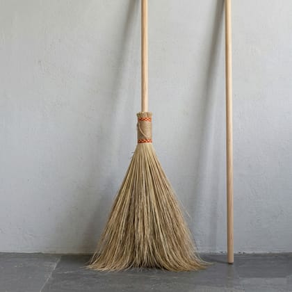 Premium Durable Cleaning Broom for Home, Kitchen & Workplace Everyday Floor Sweeping