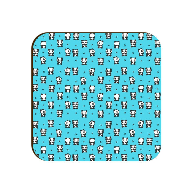 Cheeky Baby Pandas Square Coaster