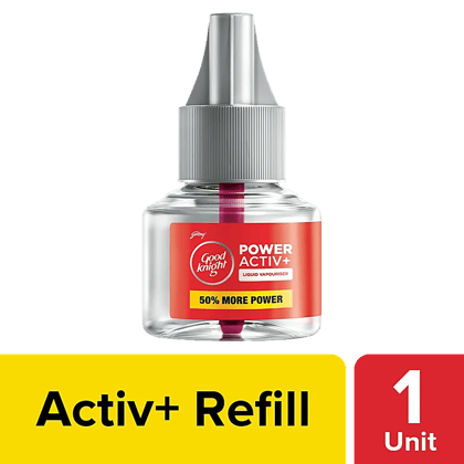 Good Knight Power Activ+ Liquid Vapourizer, Mosquito Repellent Refill, 45Ml Good Knight Power Activ+ Liquid Vapourizer, Mosquito Repellent Refill, 45Ml