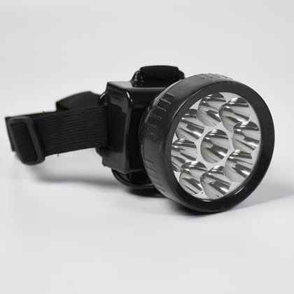 Head Lamp 9 Led Long Range Rechargeable Lamp Use For Farmers, Fishing