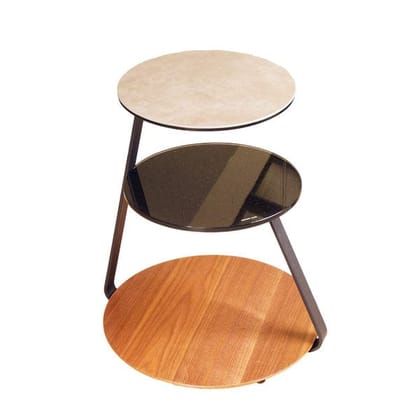 ARENA SIDE TABLE J1952 CLEAR GLASS METAL LEGS PAINTED ARENA SIDE TABLE J1952 CLEAR GLASS METAL LEGS PAINTED