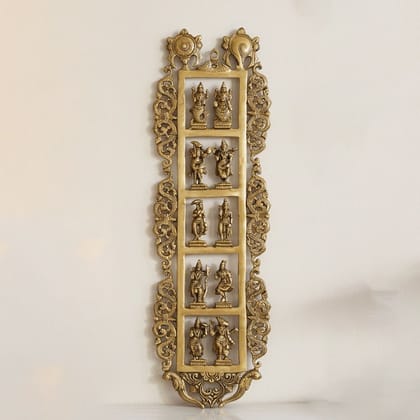 Brass Showpiece Wall Hanging Das Avatar, Height : 30 Inch (BSMAS1309 D) Brass Showpiece Wall Hanging Das Avatar, Height : 30 Inch (BSMAS1309 D)