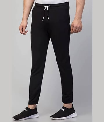 RAABTA FASHIION Black Polyester Men's Sports Trackpants ( Pack of 1 )