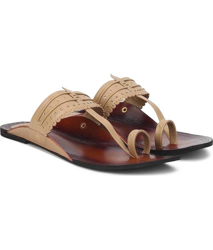 Picktoes Beige Women's Flats