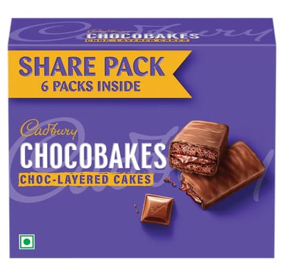 Cadbury Chocobakes Choclayered cakes