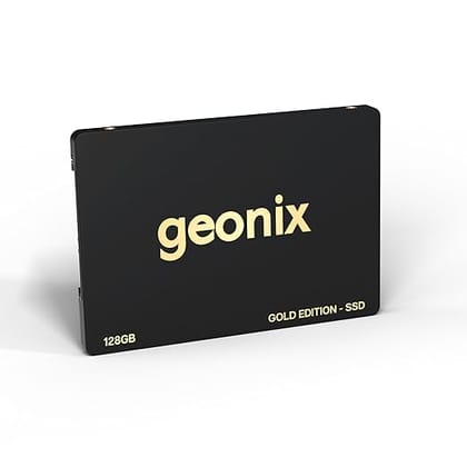 GEONIX SATA 2.5" 128GB Internal Solid State Drive 6Gb/s | Fast Performance | Read/Write Speed Upto - 570/500 MB/s | Quad Channel Controller Compatible with PC and Laptop | 5 Years Warranty.