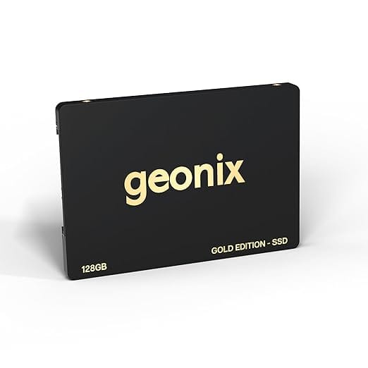 GEONIX SATA 2.5" 128GB Internal Solid State Drive 6Gb/s | Fast Performance | Read/Write Speed Upto - 570/500 MB/s | Quad Channel Controller Compatible with PC and Laptop | 5 Years Warranty.