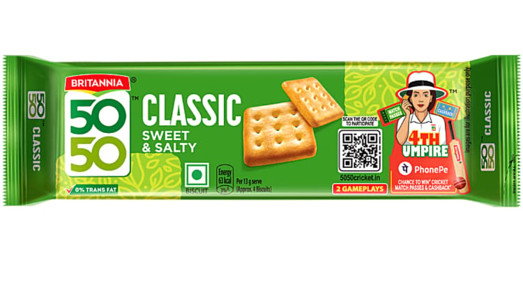 Britannia 50-50 Sweet & Salty Biscuit
