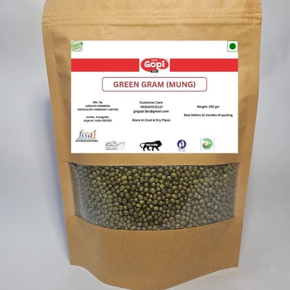Gopi Green Gram (Mung) - 250 gm - One pack of Green Gram
