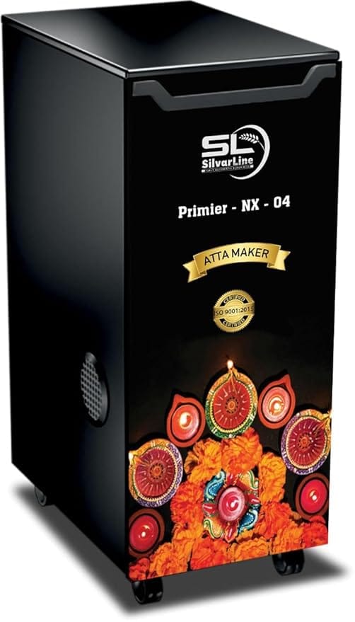 SILVERLINE PRIMIER-NX-04 Automatic Domestic Flour Mill Machine, Atta Chakki, Aata Maker, Ghar Ghanti, Flour Mill for Home
