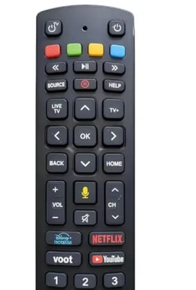 Jio Remote for Fiber Set-top Box With Voice Command Google Assistant | Original Remote Control & Genuine Remote for Joi | 43-key Universal Replacement | Easy Pairing
