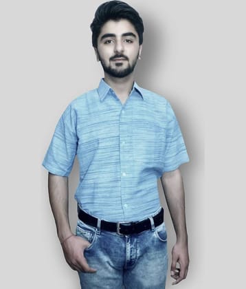 DESHBANDHU DBK - Blue Cotton Regular Fit Men's Formal Shirt (Pack of 1)