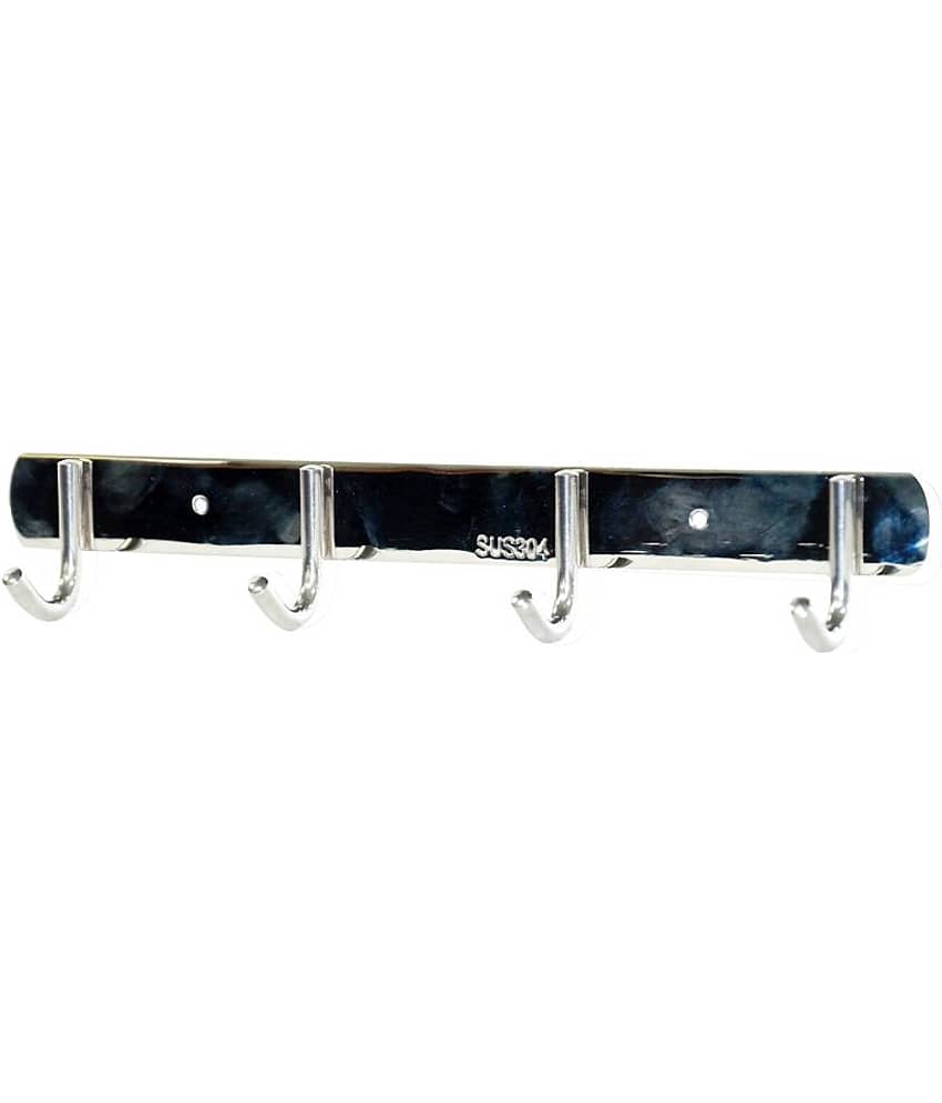 YUTIRITI set of 2 Aluminium Hookl 4-Legs Strip Door Hooks Hanger