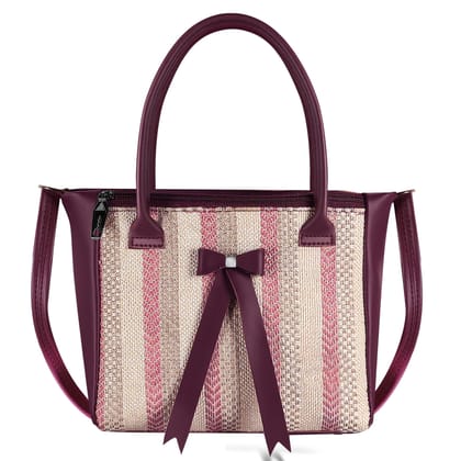 Purple Glamorous Faux Leather Handbag For Women And Girls HB23 Purple Glamorous Faux Leather Handbag For Women And Girls HB23