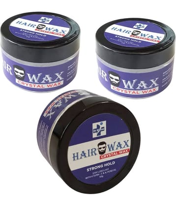 Dr Kleenz Crystal Hair Wax Strong Hold Wax 150 g Pack of 3