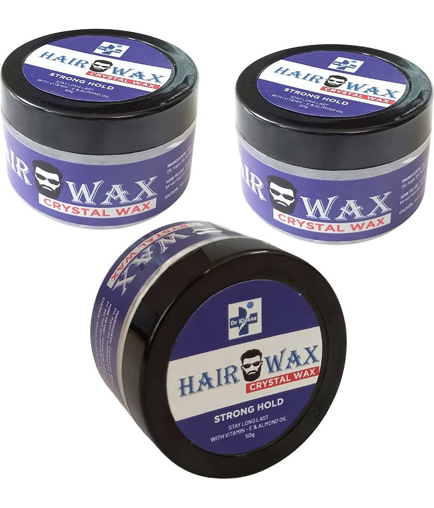 Dr Kleenz Crystal Hair Wax Strong Hold Wax 150 g Pack of 3