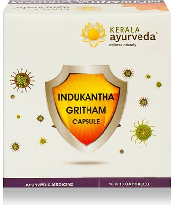 Kerala Ayurveda Indukantha Gritham Capsule, 100 Count