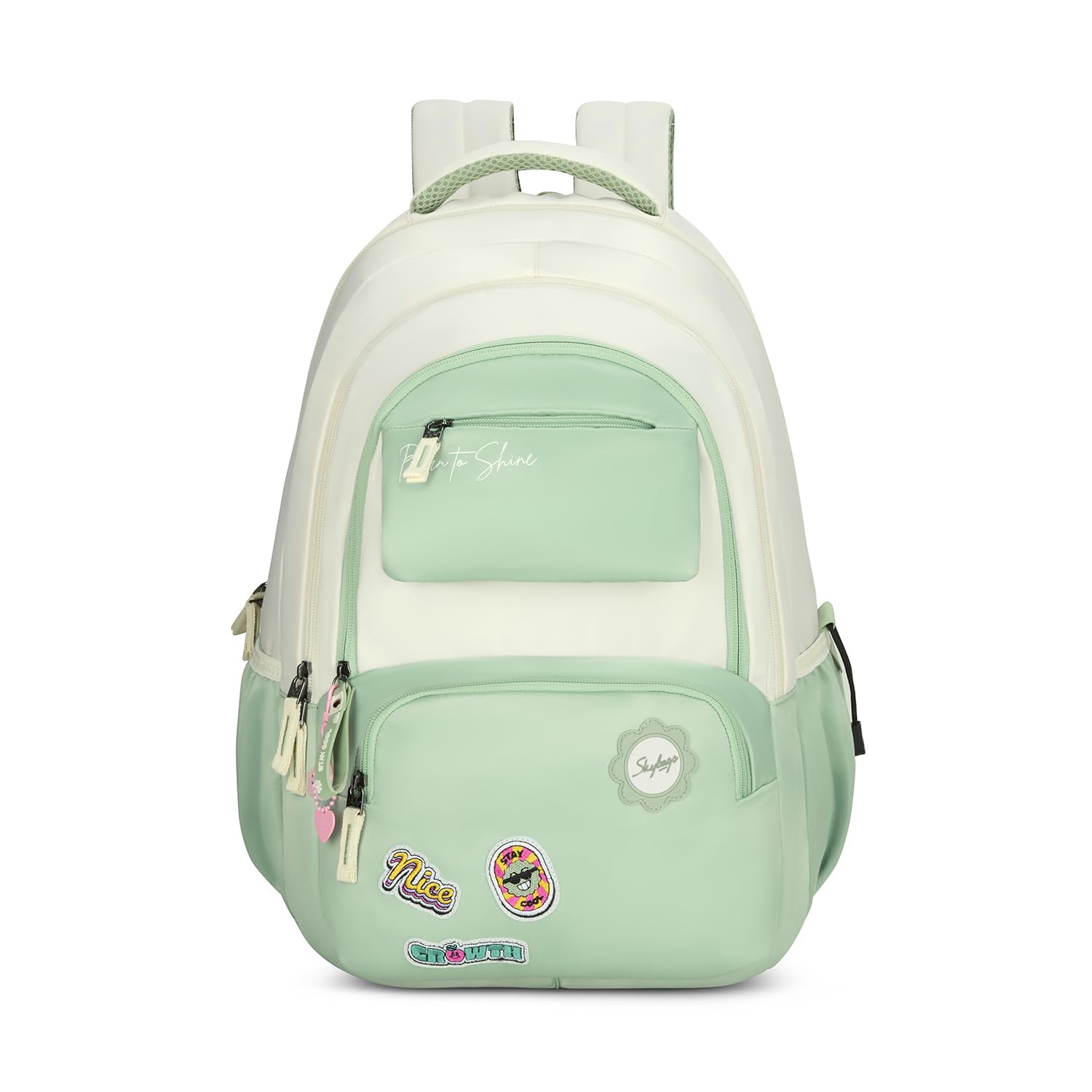 Celeste 37L Casual Backpack for Girls with 3 Compartment & Adjustable Shoulder Strap | 16 Inch Padded Laptop Sleeve | Quick Access Front Pocket & Rain Cover | Perfect for School & Travel