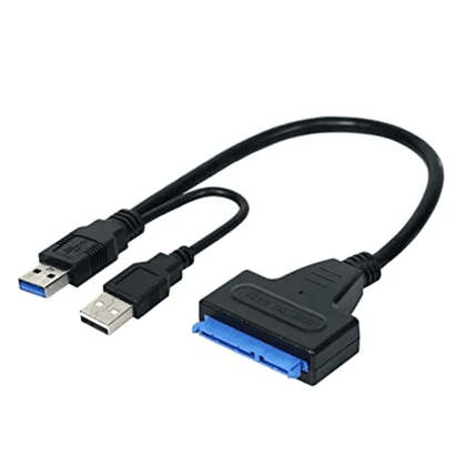 USB 3.0 to SATA III Adapter Cable with UASP SATA to USB Converter for 3.5" Hard Drives Disk HDD & Solid State Drives