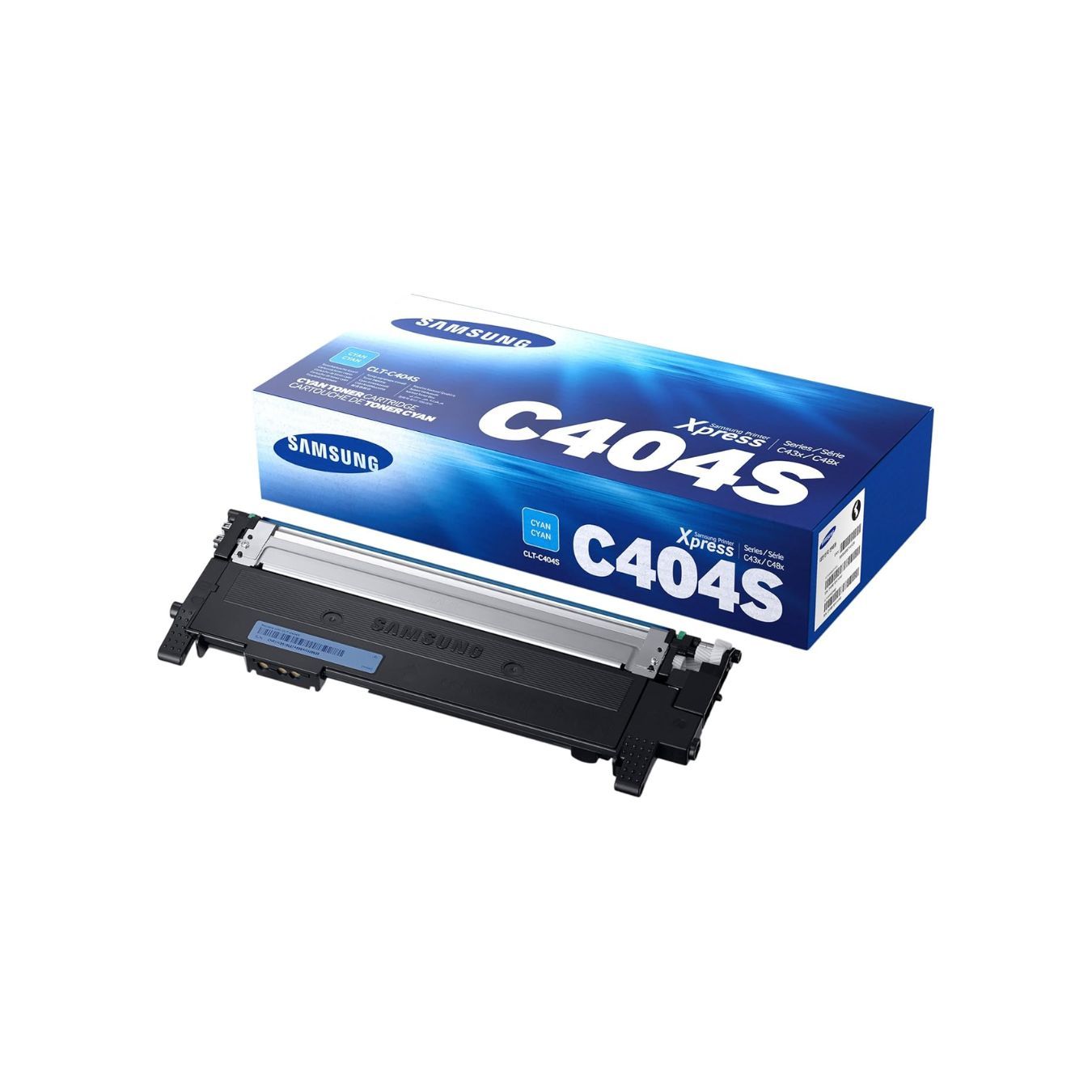 Samsung CLT-C404S Cyan Original Toner Cartridge (ST966A)