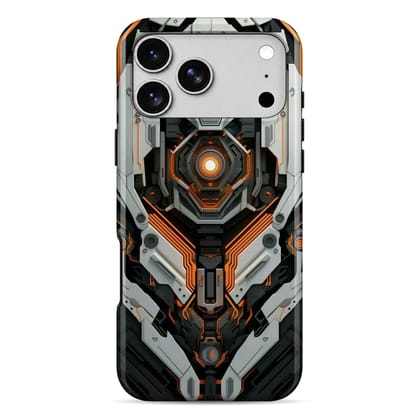 WrapCart Cyber Mecha Armour Shockproof Glossy Mobile Case