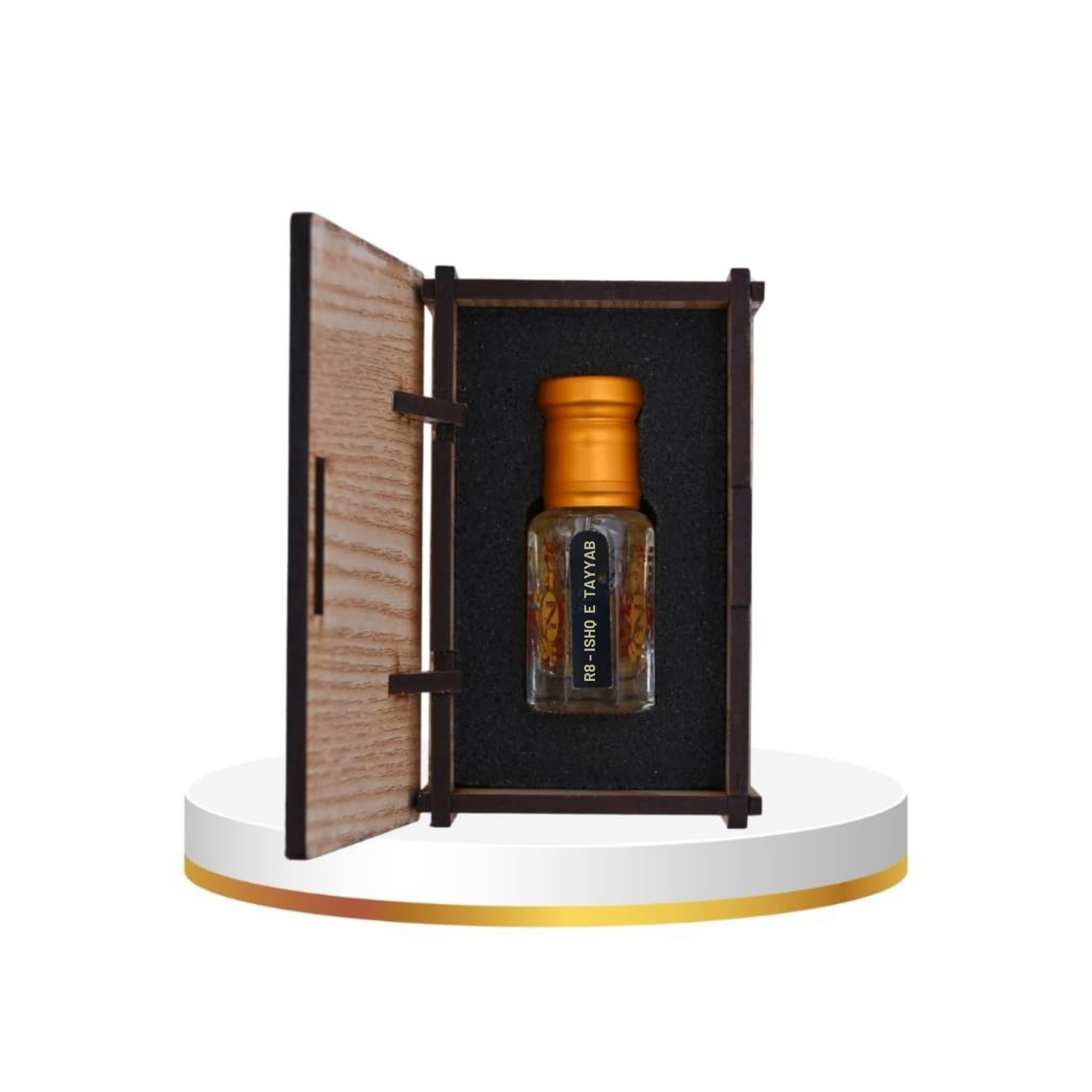 alnaqi fragrances Ishq-e-Tayyab 12ml - Eternal Amour Perfume Oil, Unisex Signature Attar, Premium Concentrated Arabic Scent, Long Lasting Floral-Woody-Musk
