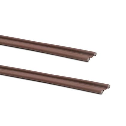 Energy Efficient Door Draft Stopper - Durable Brown Bottom Seal Pack of 4 pcs Energy Efficient Door Draft Stopper - Durable Brown Bottom Seal Pack of 4 pcs
