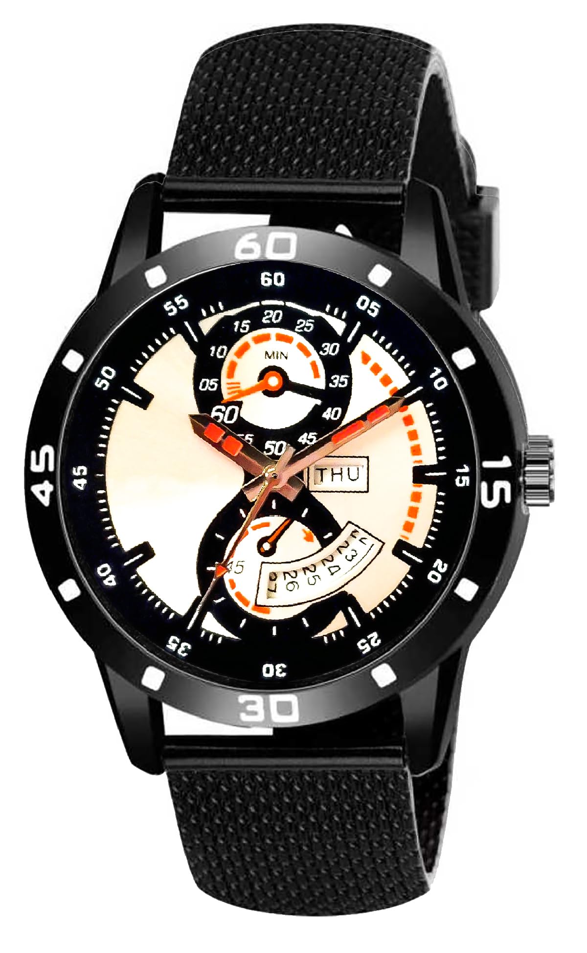 Multicolor Day Date Analog Watch for Men LR56