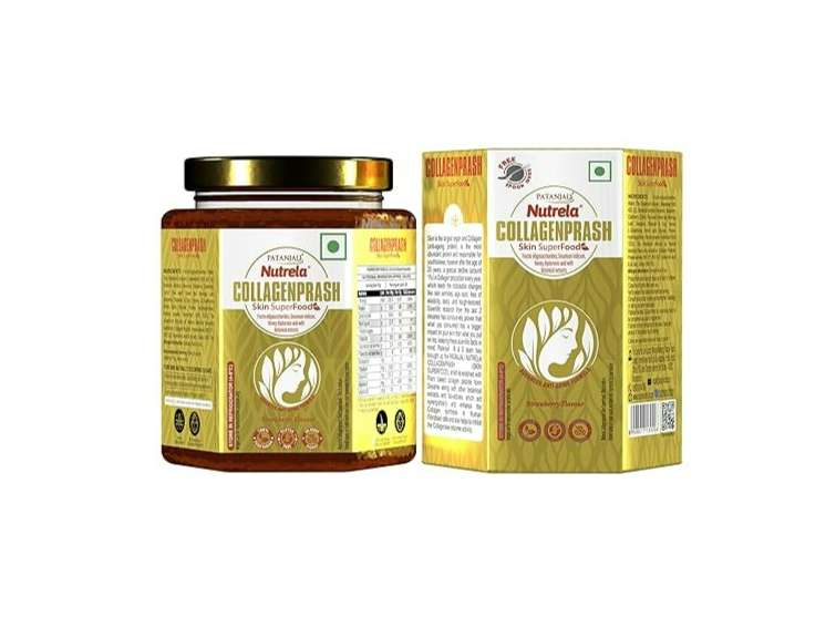 Nutrela Collagen Prash for Glowing & Younger Looking Skin -400g | Patanjali Collagen Builder Skin Super Food for Men & Women - By Patanjali