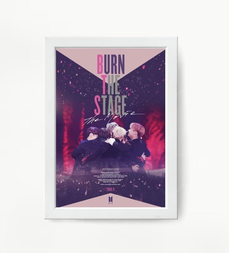 NOKKES Bts Army Bangtan Boy V suga J-Hope Jungkook Jin Jimin Rm 5X7 Inch Size Photo Frame Photo Home Office_EQW238