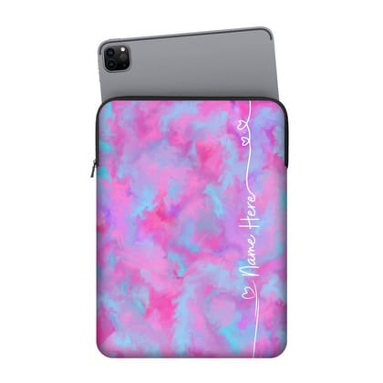 Pink Paint Custom Name Ipad Sleeve Pink Paint Custom Name Ipad Sleeve