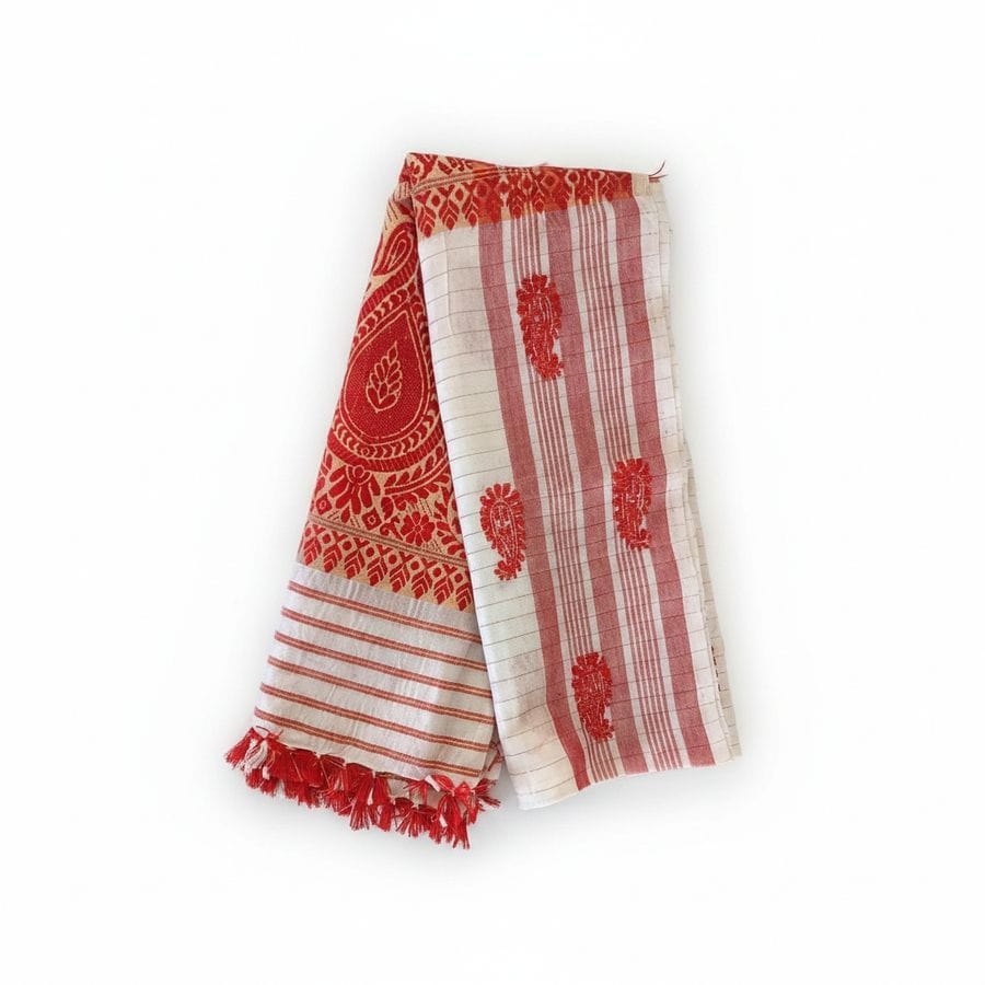 Traditional Bengali Tant Cotton Saree
