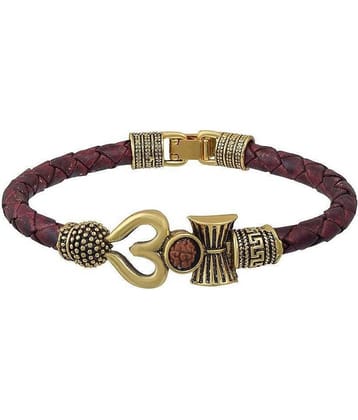 FSN - Gold Plated Sphatik Bracelet (Pack of 1)