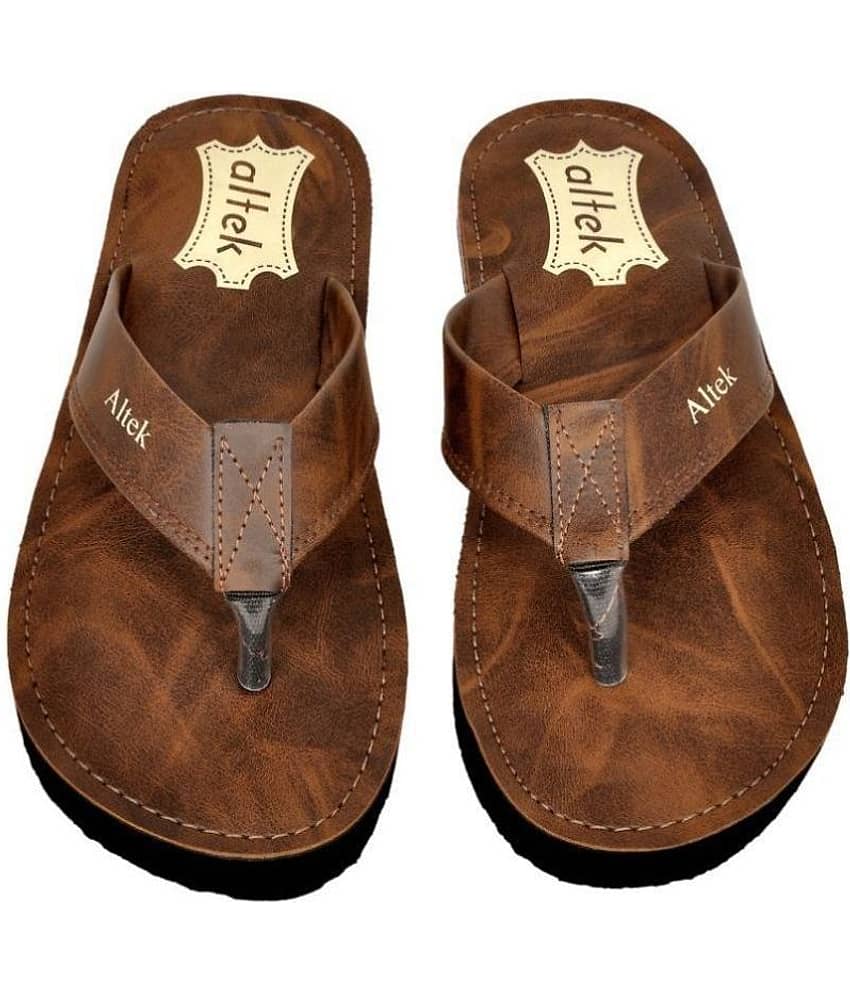 Altek Brown Daily Slippers
