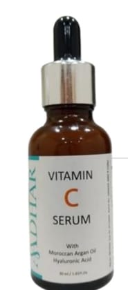 The Vitamin C Serum | With Moroccan Argan Oil & Hyaluronic Acid Reduces Dark Spots, Pigmentation & Blemishes | For All Skintypes | 30 ml