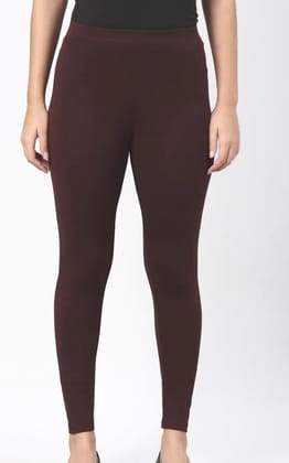 RATHNA APPARELS Ankle Length wesern wear Leggings ( Maroon,Solid ) (S - Size)