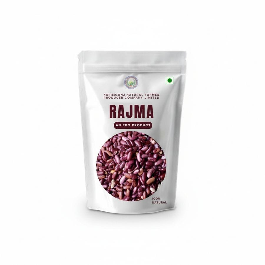 Karimganj Natural Farmer Producer Company Limited Rajma - 1 kg - One 1kg packet of Rajma