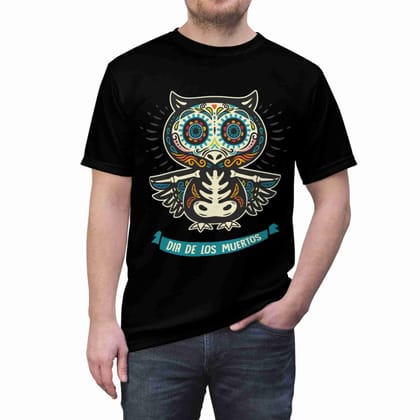 Premium Cotton T-Shirts with Bold Graphic DTF Prints (Color-Black, Size-XXL)
