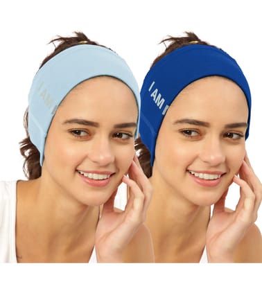 FREECULTR Unisex Bamboo Bandana, Anti Microbial Super Soft & Comfort Fit, Breathable Multipurpose Headband, Face Mask for Dust Protection and Sun - Size Printed Pack of 2-Chalk Blue, Pilot Blue FREECULTR Unisex Bamboo Bandana, Anti Microbial Super Soft & Comfort Fit, Breathable Multipurpose Headband, Face Mask for Dust Protection and Sun - Size Printed Pack of 2-Chalk Blue, Pilot Blue