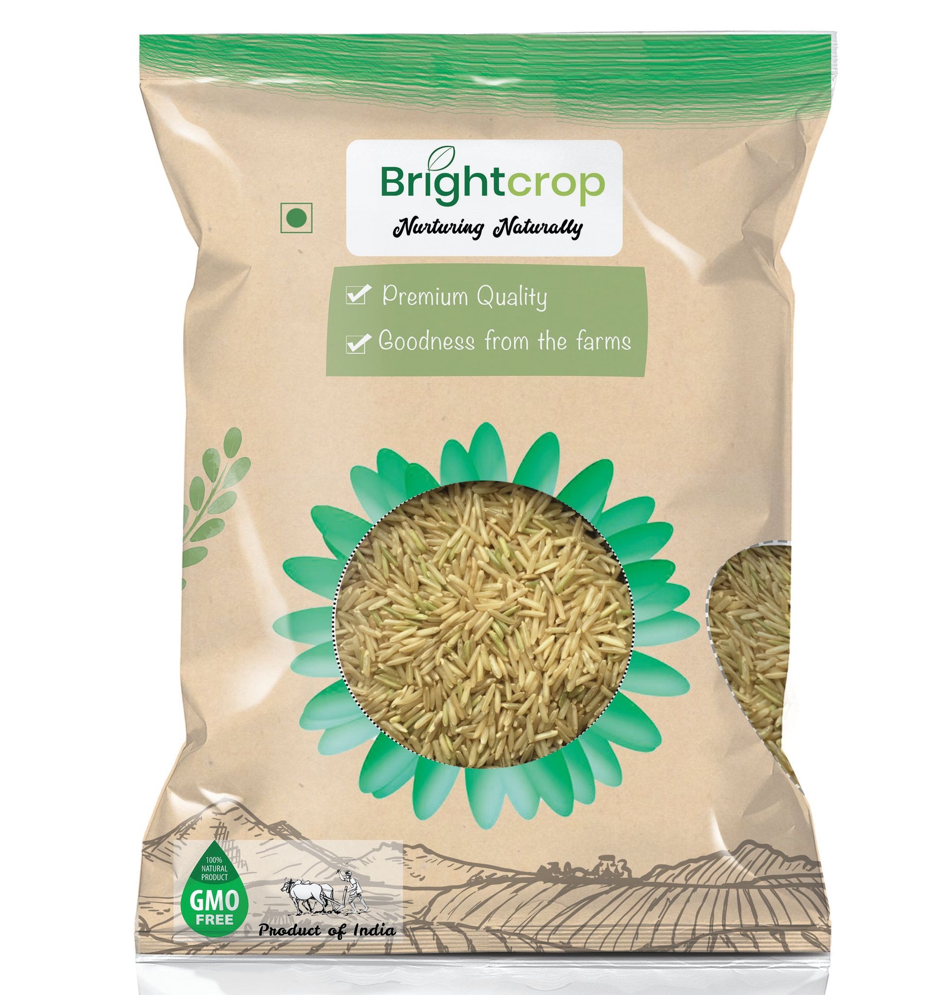 Basmati Brown Rice (1 Kg Pack)