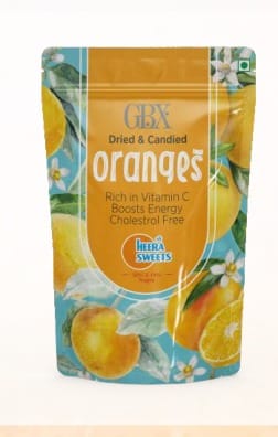 Dried R  Candied ORANGES  200 G