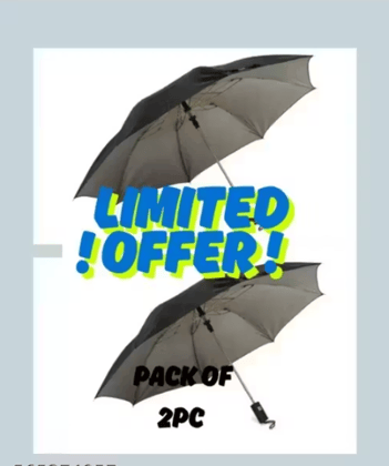 combo set of black jumbo brella